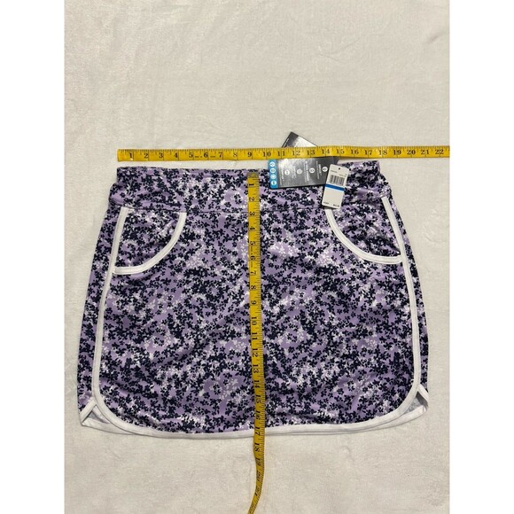 PGA Tour Womens Athletic Skort XL Purple Blue Floral Abstract Athleisure Driflux - Picture 5 of 8